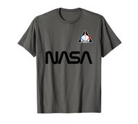 Artemis 1 Patch SLS Rocket Moon Mission Retro NASA Worm Logo T-Shirt