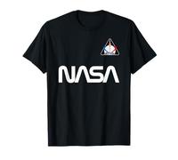 Artemis 1 Patch SLS Rocket Moon Mission Retro NASA Worm Logo T-Shirt