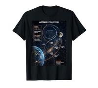 Artemis 2 Itinéraire SLS Rocket Launch Mission to The Moon T-Shirt