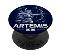Artemis 2026 : Lunar Huntress Celestial Archer Moon Space PopSockets PopGrip Adhésif