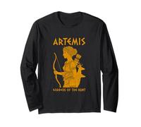 Artemis Déesse De La Chasse Mythologie Grecque Vintage Manche Longue