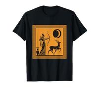Artemis Déesse de la Lune Mythologie Grecque Art Antique T-Shirt