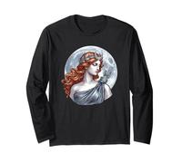 Artemis Déesse De La Lune Mythologie Grecque Vintage Manche Longue