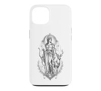 Artemis Déesse Grecque Chasse à la Lune Cerf Mythologie Coque pour iPhone 13