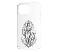 Artemis Déesse Grecque Chasse à la Lune Cerf Mythologie Coque pour iPhone 16 Pro Max