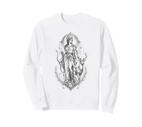 Artemis Déesse Grecque Chasse à la Lune Cerf Mythologie Sweatshirt