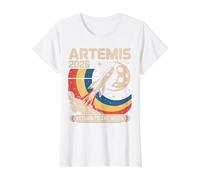Artemis II Lancement Retour sur la Lune 2026 T-Shirt Graphique avec Valeur