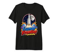 Artemis III Lunar Frontier Space Rocket Moon Mission T-Shirt Haut de Gamme