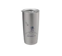 Artemis III Moon mission Gobelet isotherme en acier inoxydable double paroi