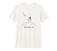 Artemis III Moon Mission T-Shirt Haut de Gamme
