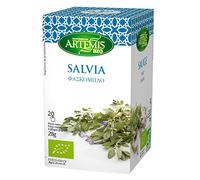 Artemis Infusion de Sauge 20 unités - Boîte - 28 cm (H) x 5 cm (W) x 5 cm (L) - Thé Herbal - Allergène Libre