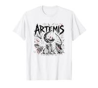 Artemis Lunar Huntress Mythologie Grecque Esthétique T-Shirt