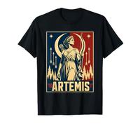 Artemis Moon Flèches Forêt Chasseresse Femme T-Shirt