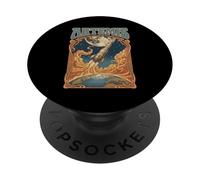 Artemis Moon Rétro PopSockets PopGrip Adhésif