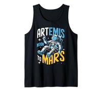 Artemis Space Astronaut Space Suit Moon Poster Art Mars Débardeur