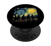 Artemis Space Astronaut Space Suit Starry Night Graphic Art PopSockets PopGrip Adhésif