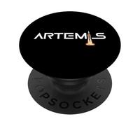 Artemis Space Launch System Woman Flight Man on The Moon PopSockets PopGrip Adhésif