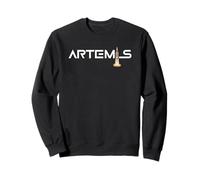 Artemis Space Launch System Woman Flight Man on The Moon Sweatshirt