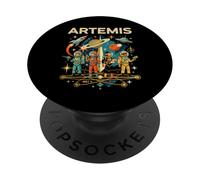 Artemis Space Mid-Century PopSockets PopGrip Adhésif
