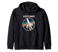 Artemis Space Shuttle Launch System Crewed Flight Rainbow Sweat à Capuche