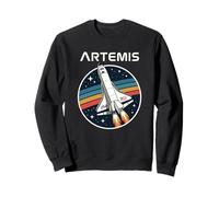 Artemis Space Shuttle Launch System Crewed Flight Rainbow Sweatshirt