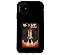 Artemis Space Shuttle Launch System Moon to Mars Poster Art Coque pour iPhone 11