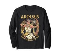 Artemis, Une Femme de tir à l'arc, s'incline Devant Moi, déesse Grecque Archer Manche Longue