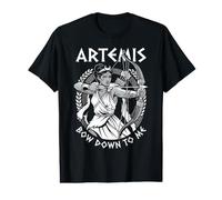 Artemis, Une Femme de tir à l'arc, s'incline Devant Moi, déesse Grecque Archer T-Shirt Graphique avec Valeur