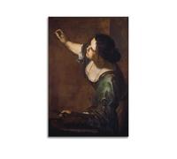 Artemisia Gentileschi - Impressions sur toile - Décoration murale - Décoration moderne - 20 x 30 cm