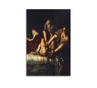 Artemisia Gentileschi - (Judith tuant des holofernes) Poster Décoration murale à suspendre pour chambre à coucher, décoration esthétique, 30 x 45 cm