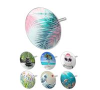 arteneur - Bouchon Baignoire Universel | pour 39-50 mm Bonde Baignoire de Salle de Bains | Diamètre de Tige de 8mm | Extra étanche avec Triple Joint | Réglable en Hauteur | Feuilles de Palmier