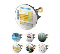 Arteneur Bouchon de lavabo - 40 mm - Système périodique - En acier inoxydable - Avec vis en laiton extra lourde pour un maintien stable - Bouchon de vidange universel pour lavabo