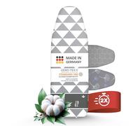 arteneur Housse Table à Repasser 140x40 pour Centrale Vapeur avec Bande Élastique Resserrable - Fabriqué en Allemagne avec Zone High-Speed, Thermo Reflect, Épaisse Mousse et Molleton (XL)