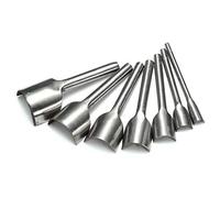 Artensky 7Pcs Poinçon Outil DIY en Cuir Demi-Rond cutter Artisanat Ceinture Portefeuille Bord de Coupe Sangle Ceinture