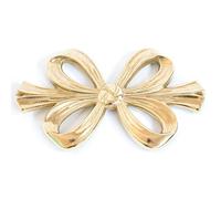 arterameferro Dessous de plat en laiton brillant motif flocon de table de cuisine