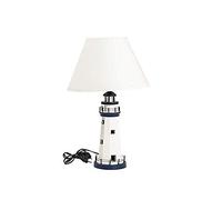 arterameferro Lampe de table en bois en forme de phare