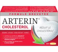 ARTERIN Cholestérol - Complément Alimentaire à base de Plantes, de Stérols Végétaux ajoutés et de Vitamine C - 90 Comprimés