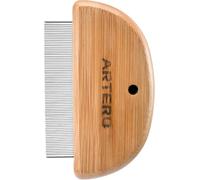 Artero Chippy peigne chien ovale extra fin, résidus et végétaux | Croûtes et graines dans le poil, coin des yeux, oreilles et aisselles, retour de promenade, poils fins et courts