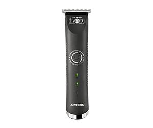 Artero Divinity tondeuse chien de finition sans fil, lame en T 0,4 mm | Seconde tête standard incluse, 4 sabots de 1,5 à 6 mm, 2 vitesses, 120 g, visage, pattes et zones délicates