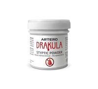 ARTERO Drakula Poudre hémostatique pour couper les saignements lors de la coupe des ongles des chiens Système innovant et efficace avec couvercle à visser.
