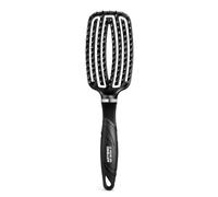 Artero Ge-Bion 17 Flexible Curve Vent brosse démêlante ventilée noir | Poils sanglier et nylon, corps souple sans tirer, picots à bout rond, cuir chevelu sensible, séchage plus rapide