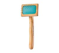 Artero Kebek carde chien et chat picots supersoft taille L | Manche en bambou, Air Cushion, dents flexibles, démêlage doux, Golden Retriever, Berger Australien, Nature Collection