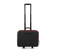 Artero Pandora. Valise à roulettes pour toilettage canin professionnel, grande capacité, design résistant, compartiments organisés, transport facile et sûr, noir/rouge, Pet Grooming, noir/rouge, Pet