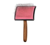Artero Simba Carda incurvée rose - Carde professionnelle pour chiens et chats, démêlage efficace et volume du manteau (L)