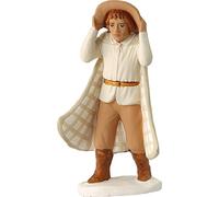 Arterra - Santons de Provence - Berger dans Le Vent Les Blancs Collection 7 cm