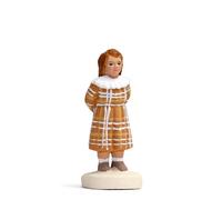 Arterra - Santons de Provence - Enfant - Elève Fille - Les Blancs - 7 cm