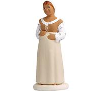 Arterra - Santons de Provence - Femme Enceinte Les Blancs Collection 7 cm