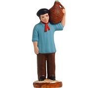 Arterra - Santons de Provence - Homme à la Dame Jeanne - Collection 7 cm