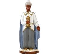 Arterra - Santons de Provence - Roi Mage Noir Balthazar - Collection 9 cm