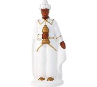 Arterra - Santons de Provence - Roi Mage Noir Balthazar Les Blancs Collection 9 cm